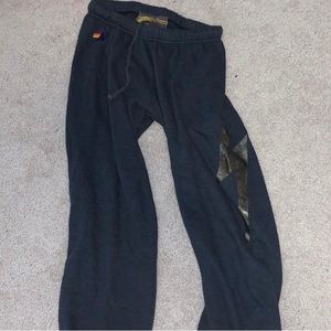 Aviator Nation Grey Pants Lightning Bolt